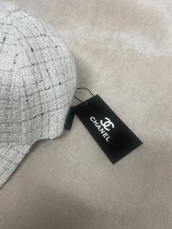 Chanel Tweed Baseball Cap ✨